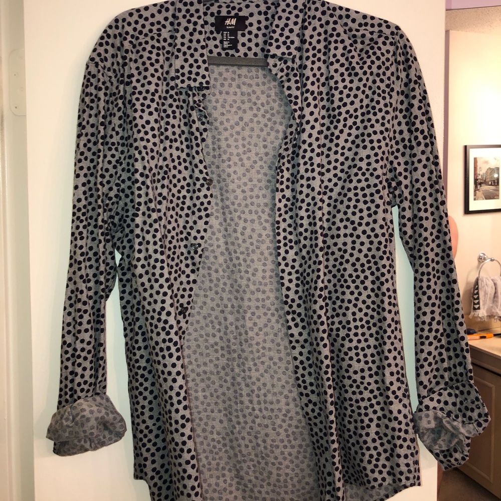 Polka Dot men’s button down from H&M